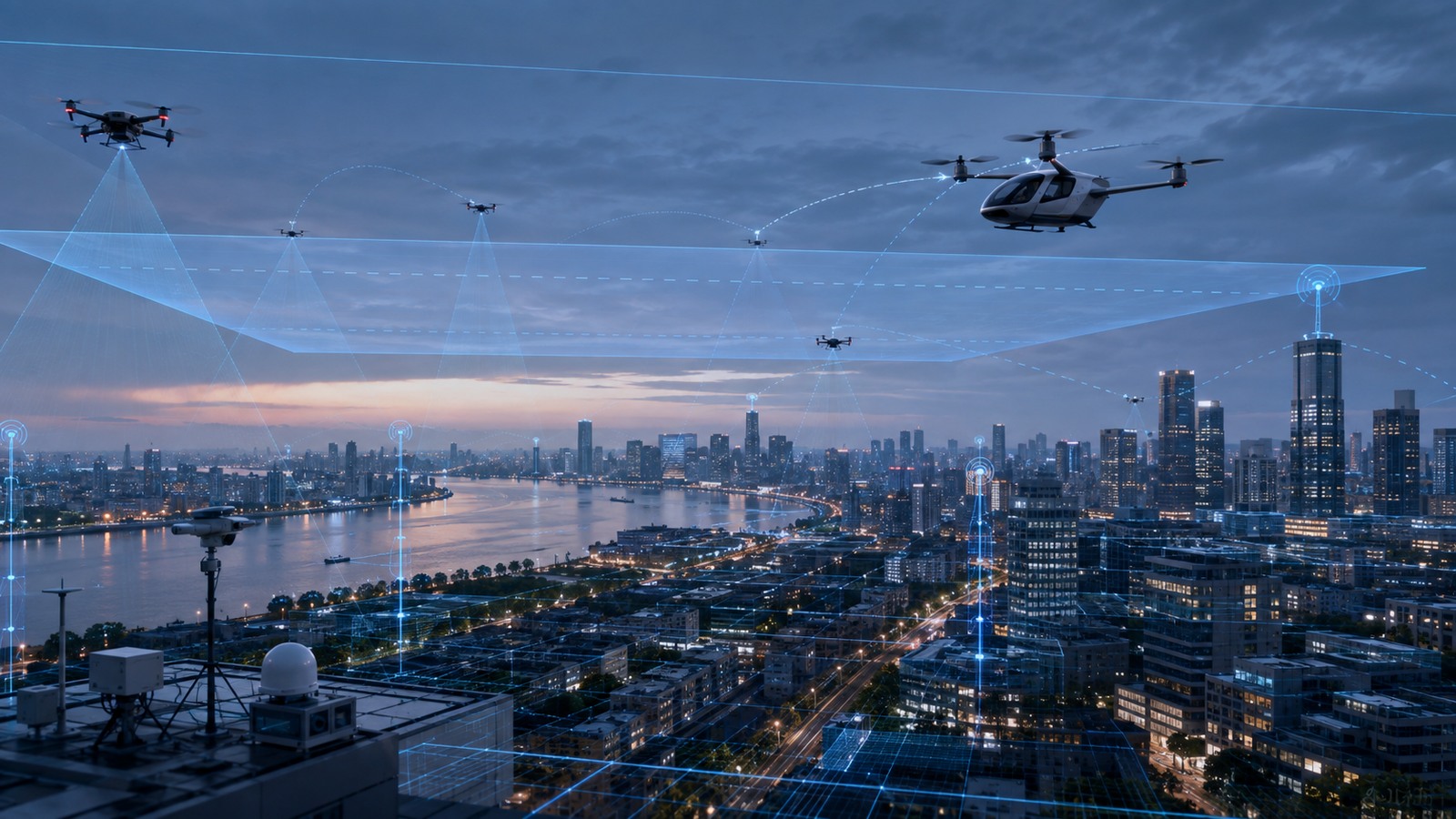 上海低空智联网采购意向达6632万元:城市低空先补监管底座