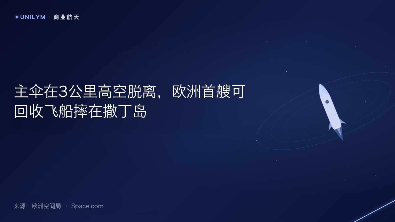 星封面模板 · 商业航天