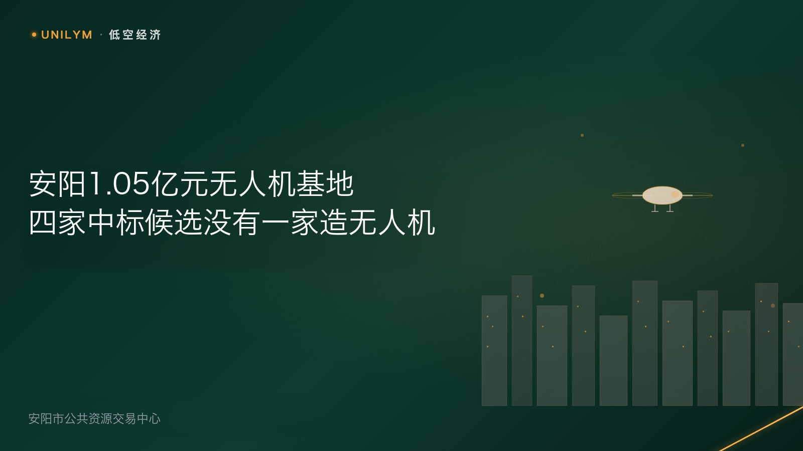 安阳1.05亿元无人机基地，四家中标候选没有一家造无人机